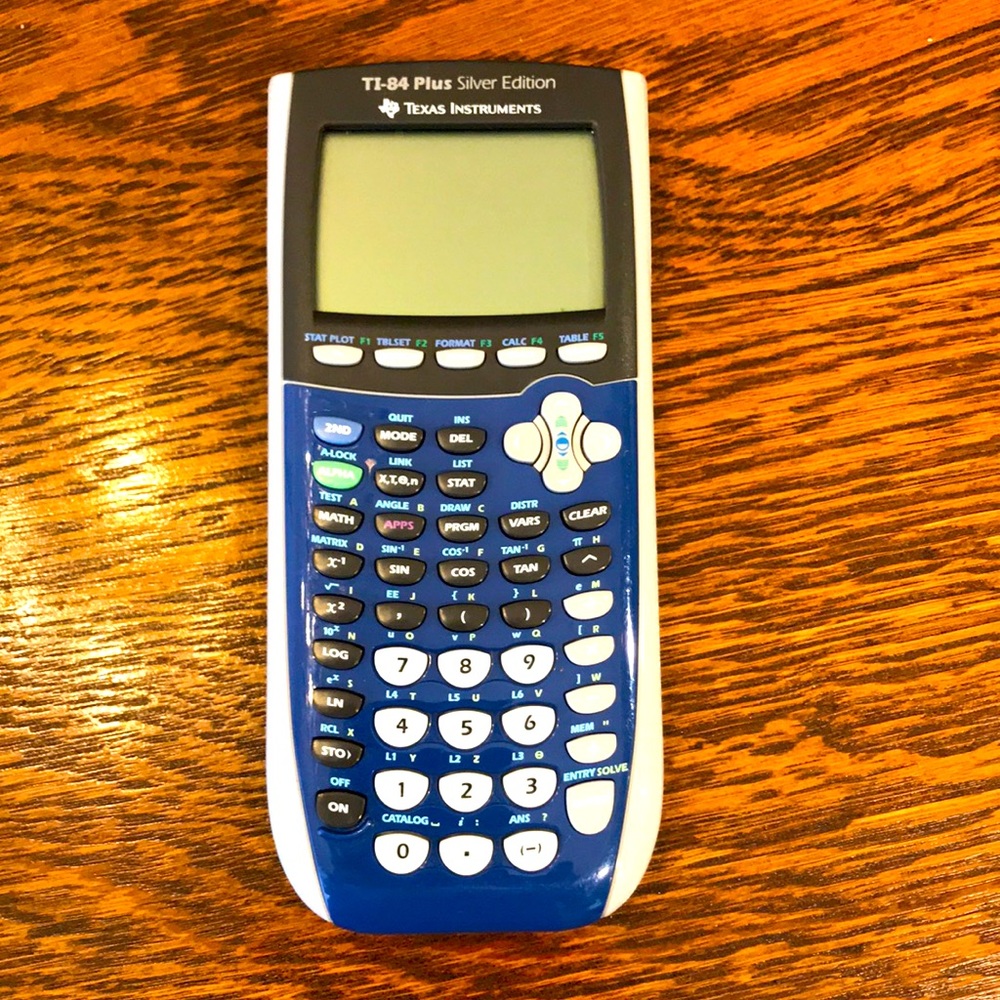 TI-84 Plus Silver Edition graphing calculator
